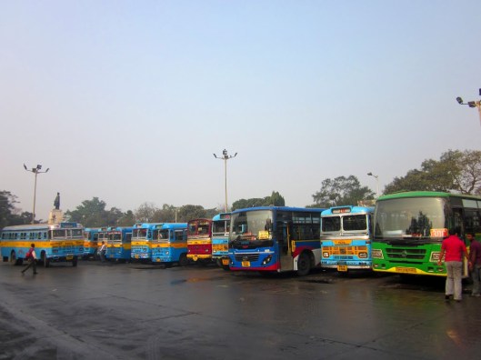 Babughat bus stand , Kolkata